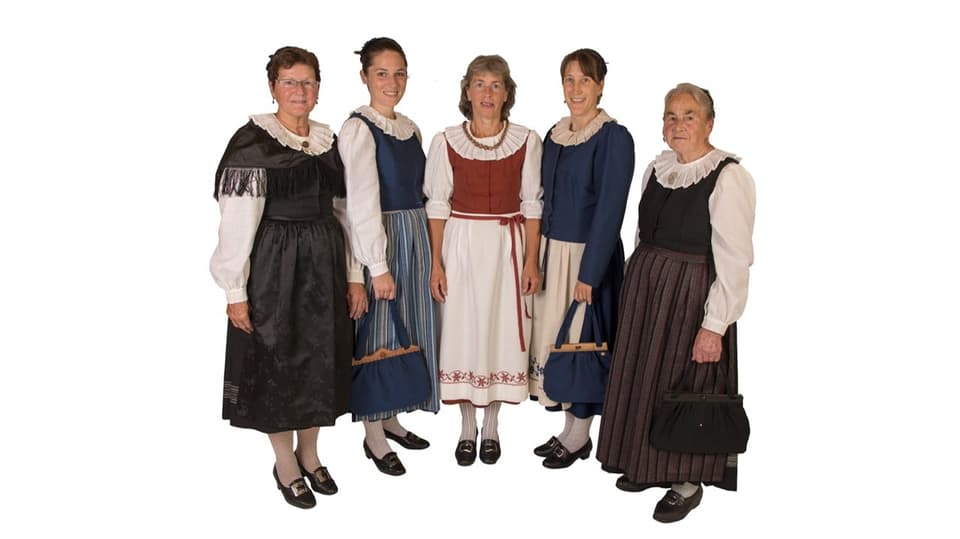 Trachten Bündner Tracht Arbeitstracht Sonntagstracht Festtagstracht
