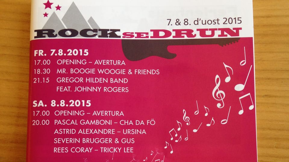 Il program da Rock se Drun.