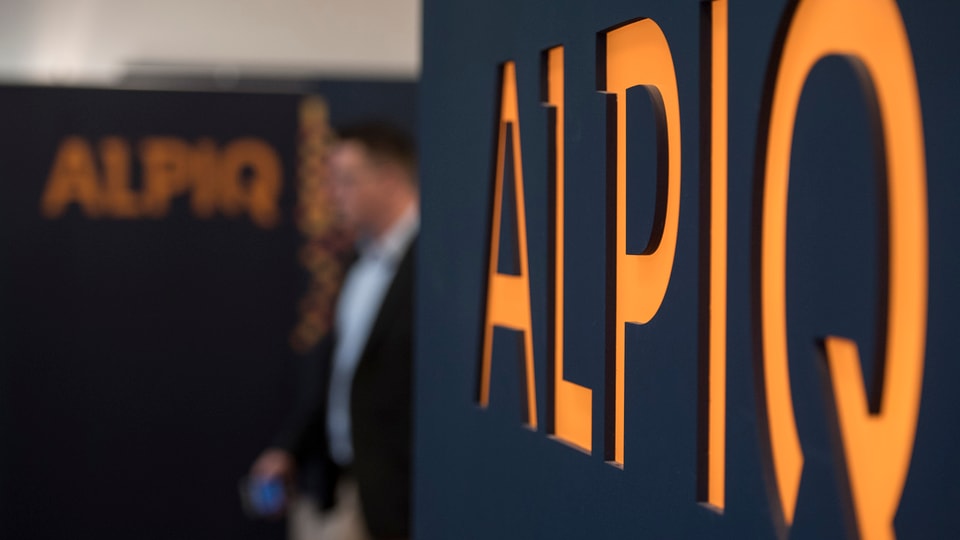 Il logo dad Alpiq, simplamain in maletg simbolic.