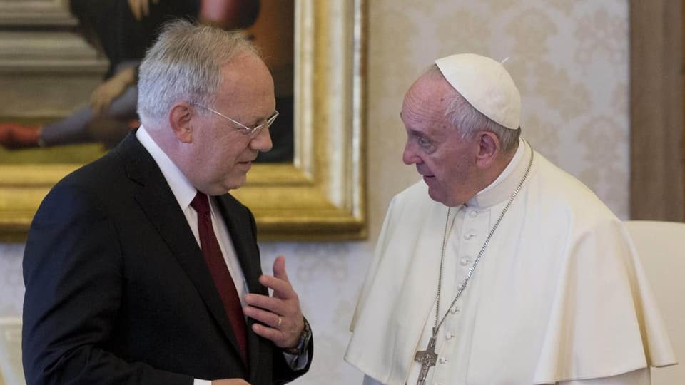 Johann Schneider Amman ed il papa Francestg