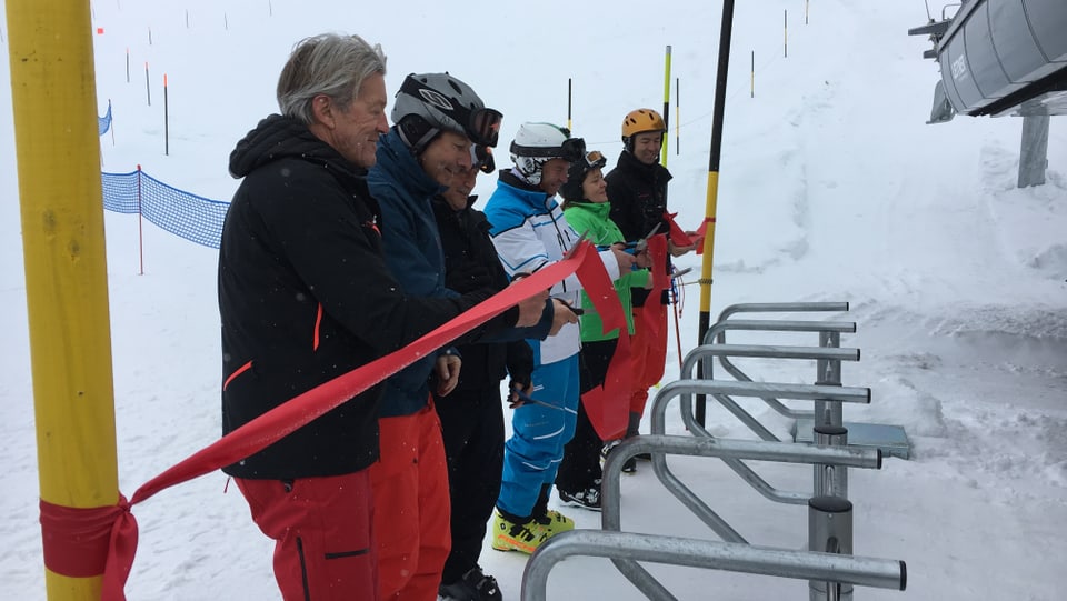 Inauguraziun uffiziala da la pendiculara "Schneehüenerstock-Flyer"