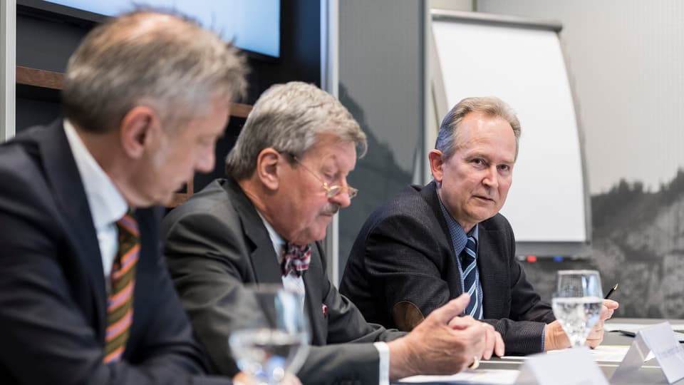 Jann Jenatsch, Hans Heinrich Coninx, Markus Schwab.