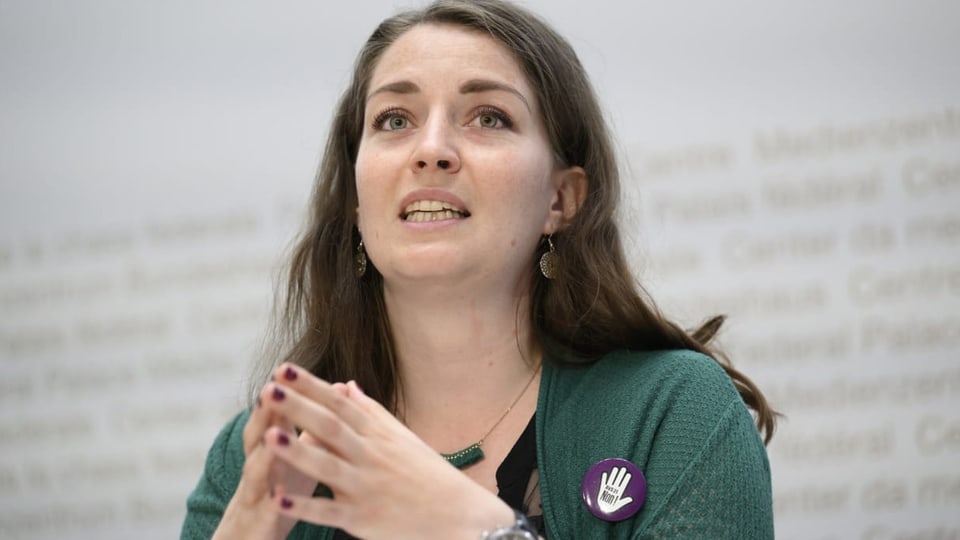 Léonore Porchet, vicepresidenta da Travail Suisse.