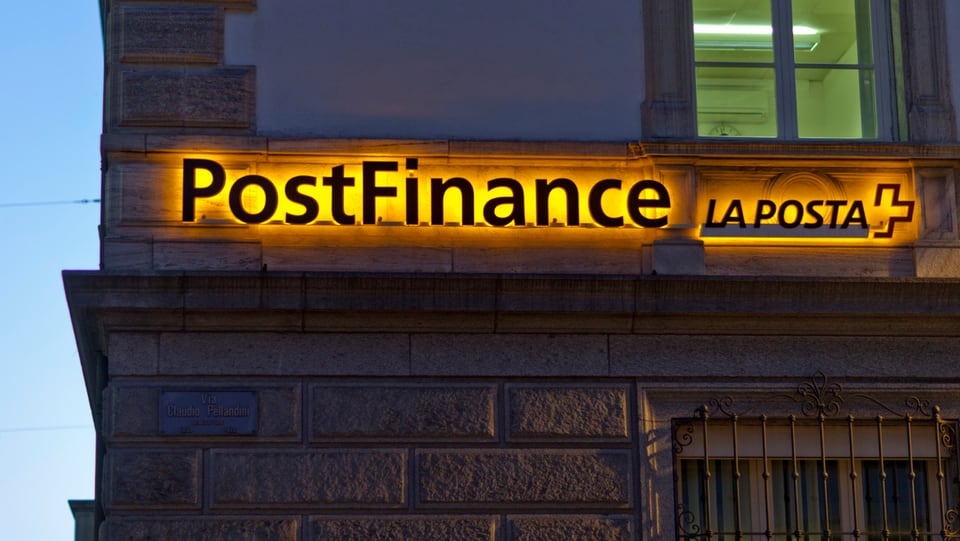 Logo Postfinance La Posta sin chasada.