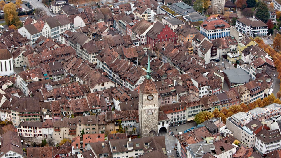 La citad istorica dad Aarau.