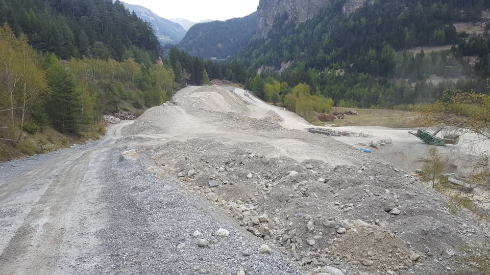 La deponia Prà Dadora tranter Martina e Vinadi