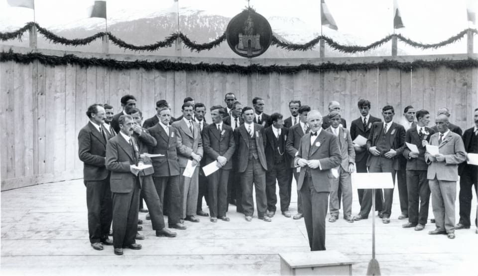 Eine Aufnahme des Chors aus dem Jahre 1936.