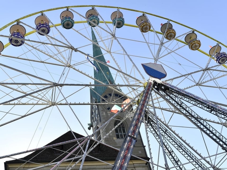 Roda panoramica davant Fraumünster.