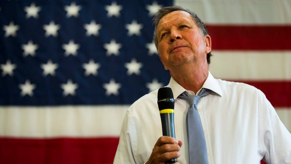 I n'ha betg duì esser Il guvernatur d'Ohio John Kasich.