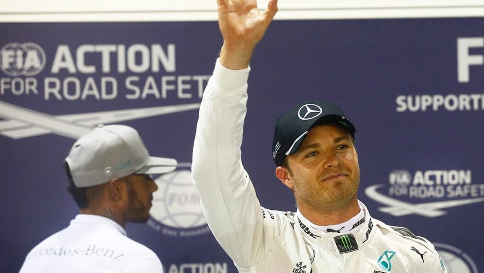 Rosberg parta damaun da la Pole-Position, ses collega d'equipa Hamilton da plazza trais.