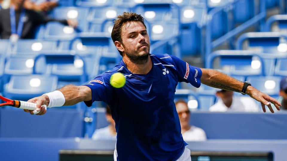 Stan Wawrinka èn acziun.