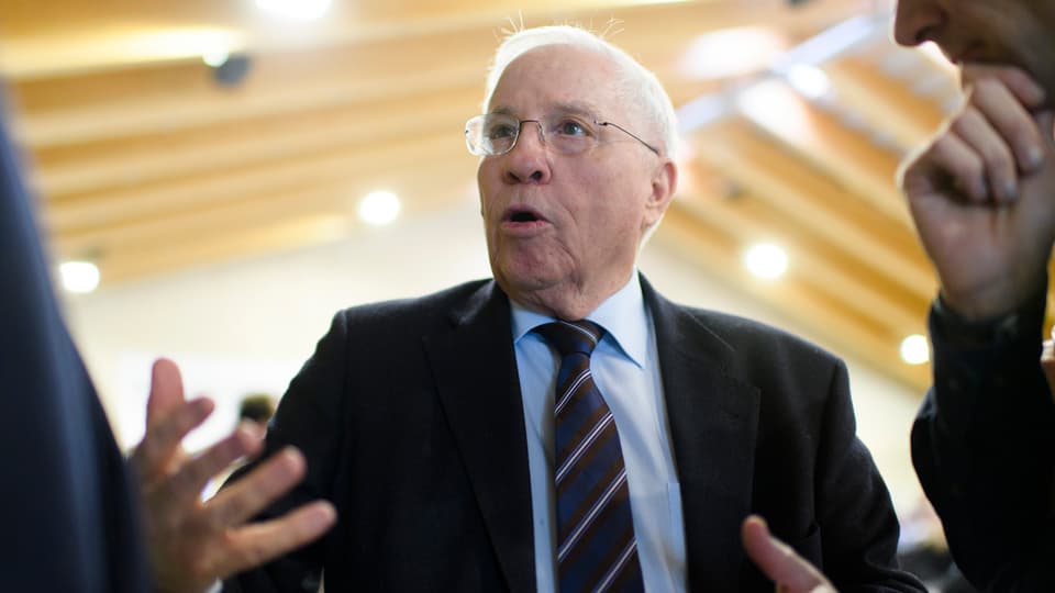 Purtret da Christoph Blocher. 