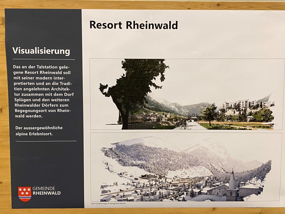 Resort Rheinwald in Splügen der Architekten Herzo de Meuron