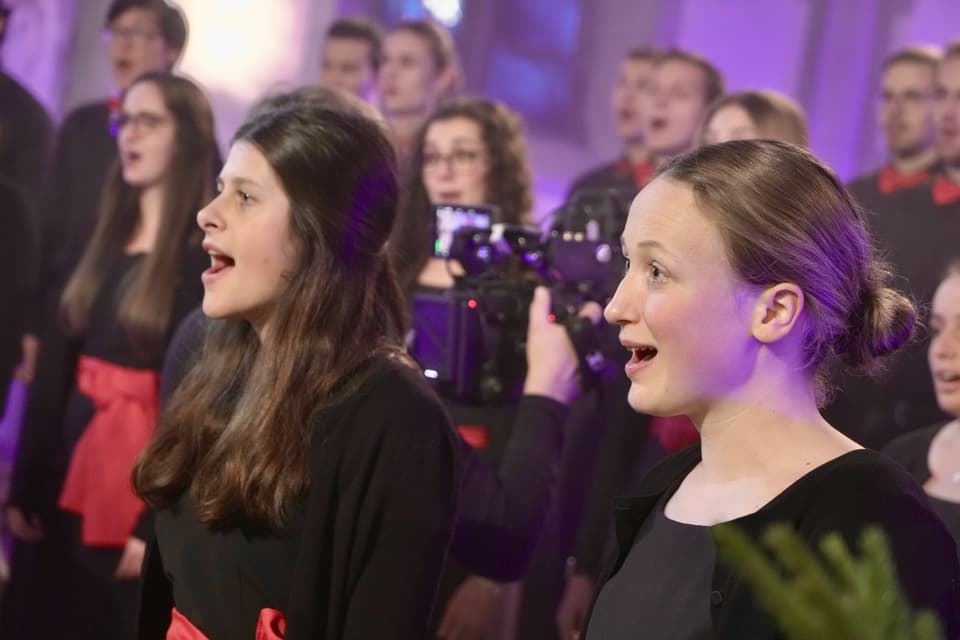 Konzertaufnahme Bündner Jugendchor Weihnachtskonzert