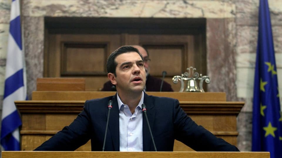 Il primminister grec Alexis Tsipras.