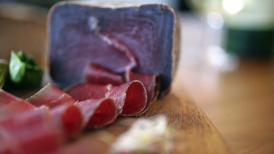 purtret dina mocca da bündnerfleisch. 