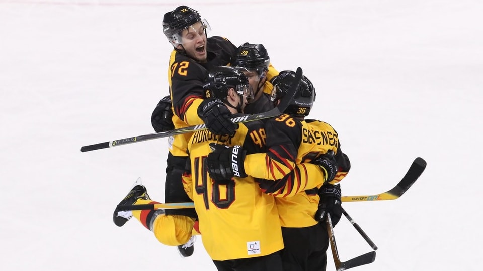 Giugaders da hockey da la Germania.