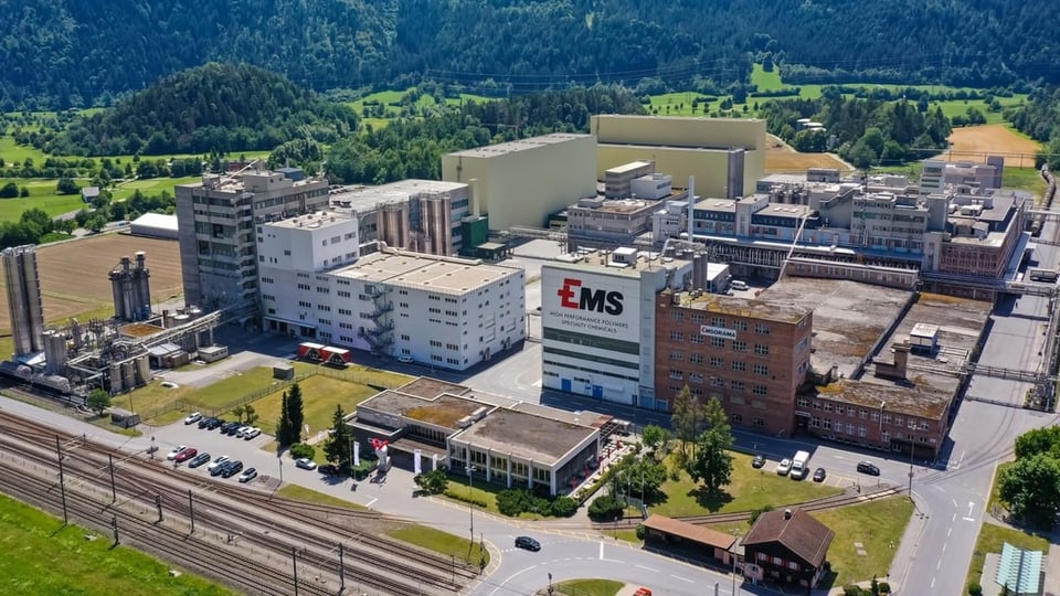 Areal Ems-Chemie a Domat.