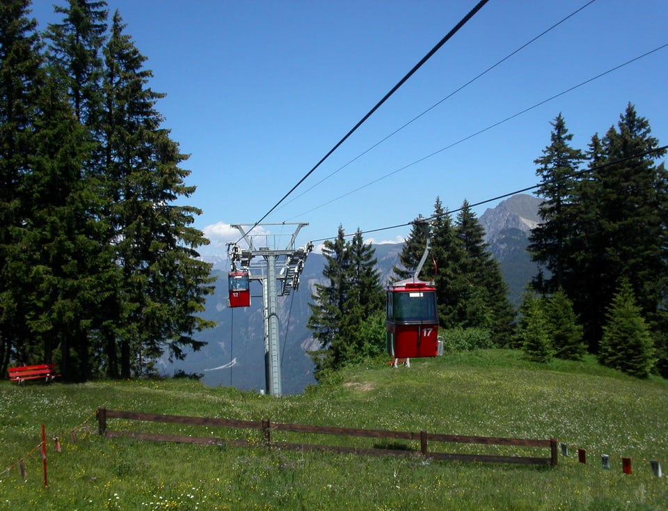 Die alten Gondeln von Känzeli bis Brambrüesch