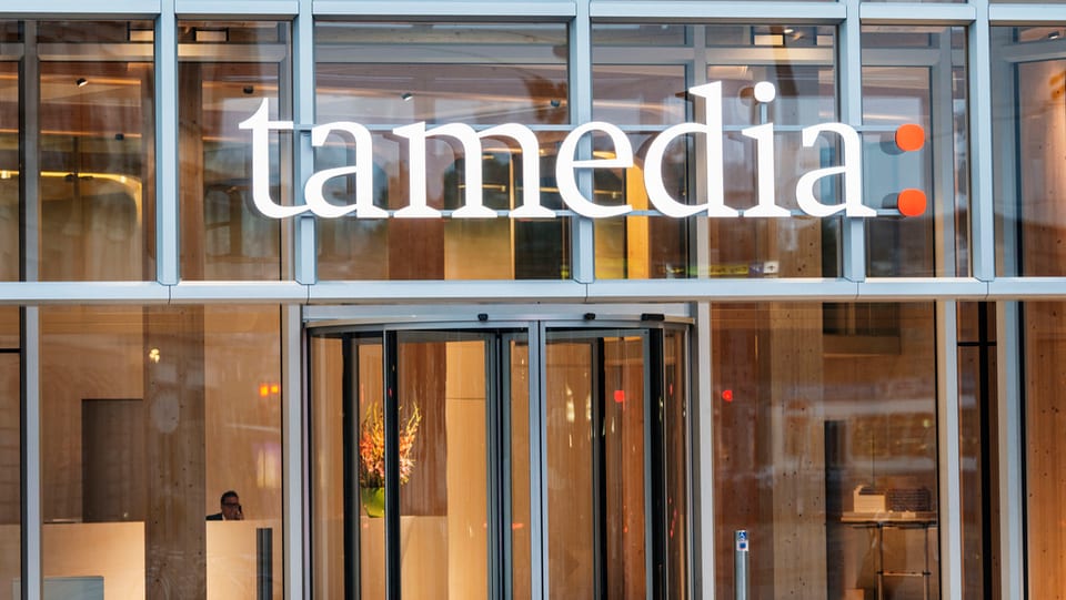 Il logo da Tamedia.