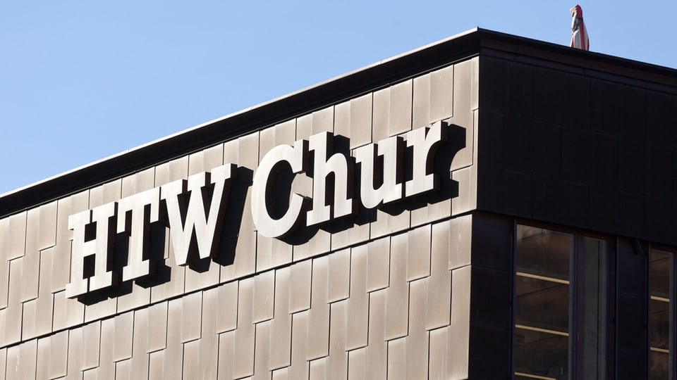 Logo sin il bajetg da la HTW a Cuira.