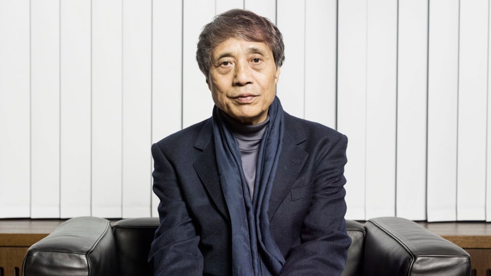 In portrait da l'architect Tadao Ando.