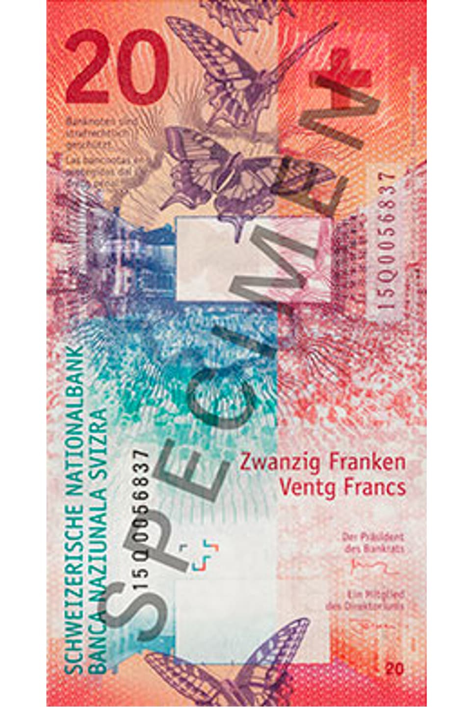 La nova bancnota da davos.