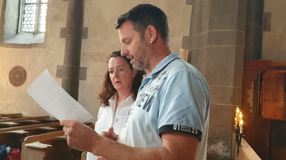 Die Dirigenten; Donia Surowiec und Angelo Horber