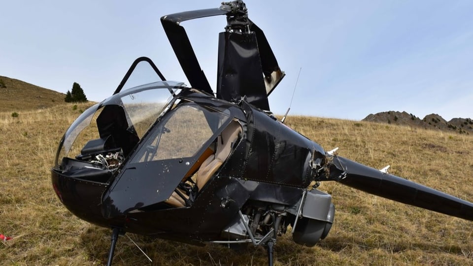 Il helicopter donnegià vegn ussa examinà a Payerne
