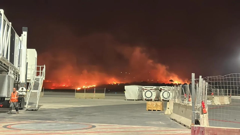 Incendi datiers da l'eroport