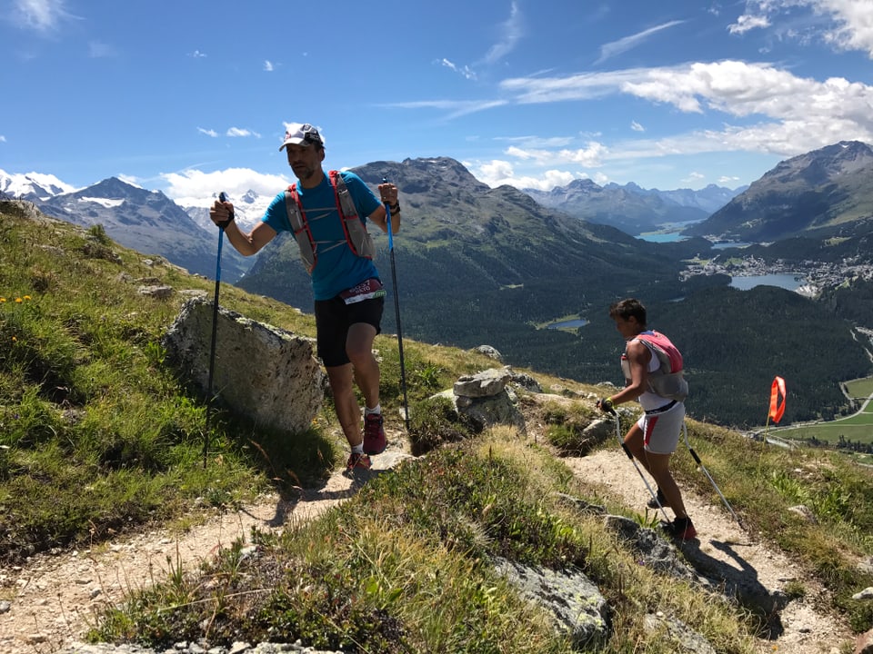 curriders dal Swiss Irontrail 2017 a Muottas Muragl