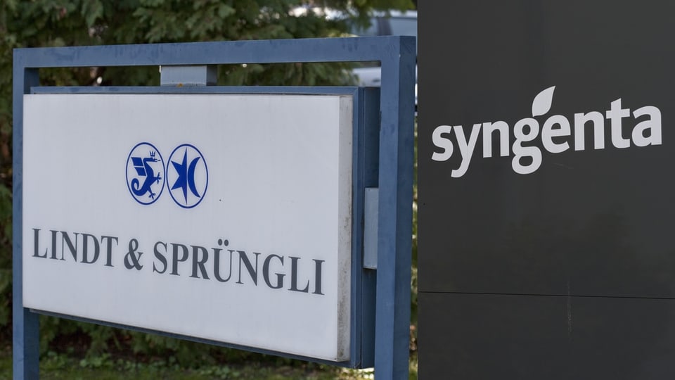 Logo da Lind&Sprüngli sper logo da Syngenta.