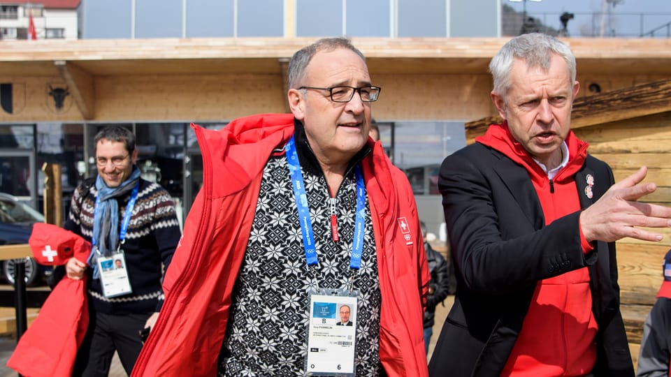 Guy Parmelin en la Corea dal Sid. 