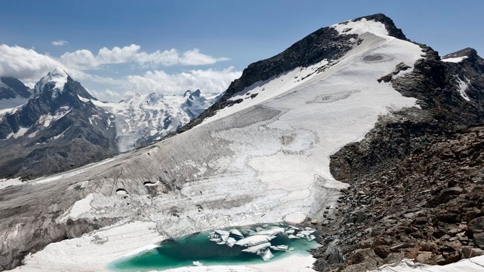 glatscher dal Corvatsch cun lajet