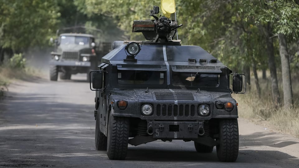 In char armà dals rebels en l'ost da l'Ucraina.