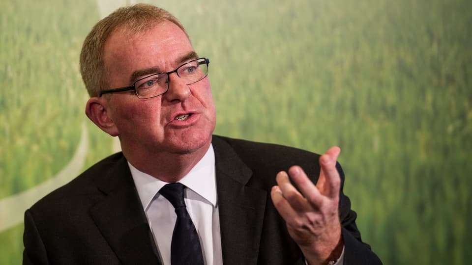 Ina fotografia da Christoph Mäder, commember da la direcziun da Syngenta.
