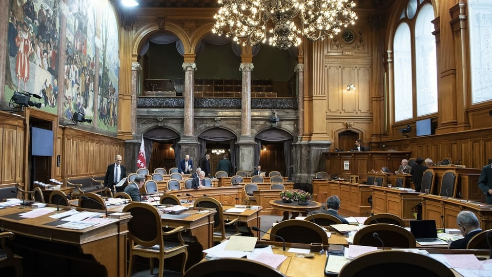 Vista en la sala dal Cussegl dals chantuns il settember 2019.