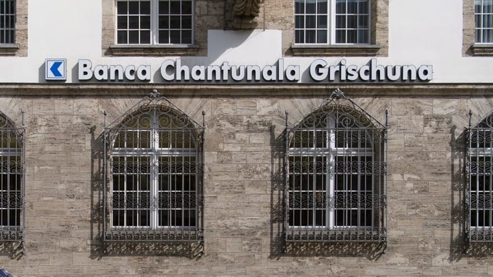 Sedia da la Banca Chantunala Grischuna a Cuira.
