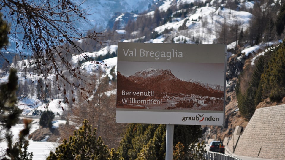 Tavla turistica Val Bregaglia
