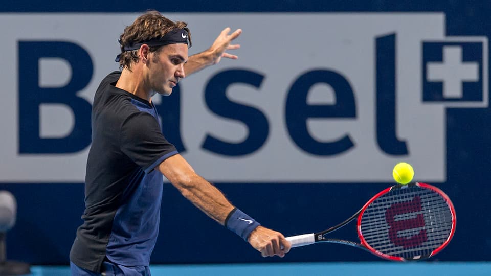 Roger Federer en acziun.
