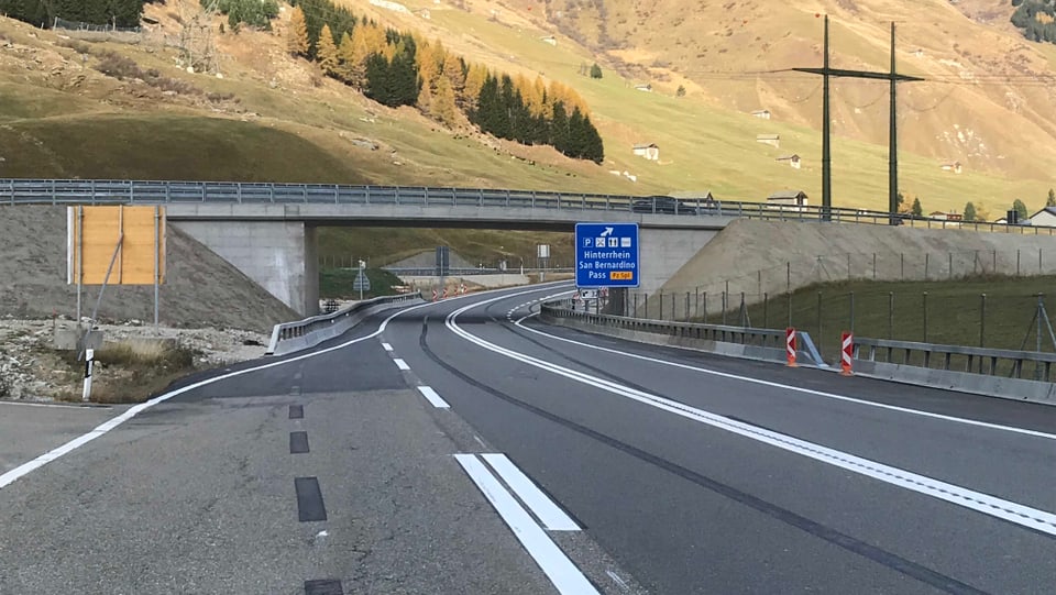 Questa punt è vegnida sanada durant la stad, uschia che la sortida Valragn è puspè averta.