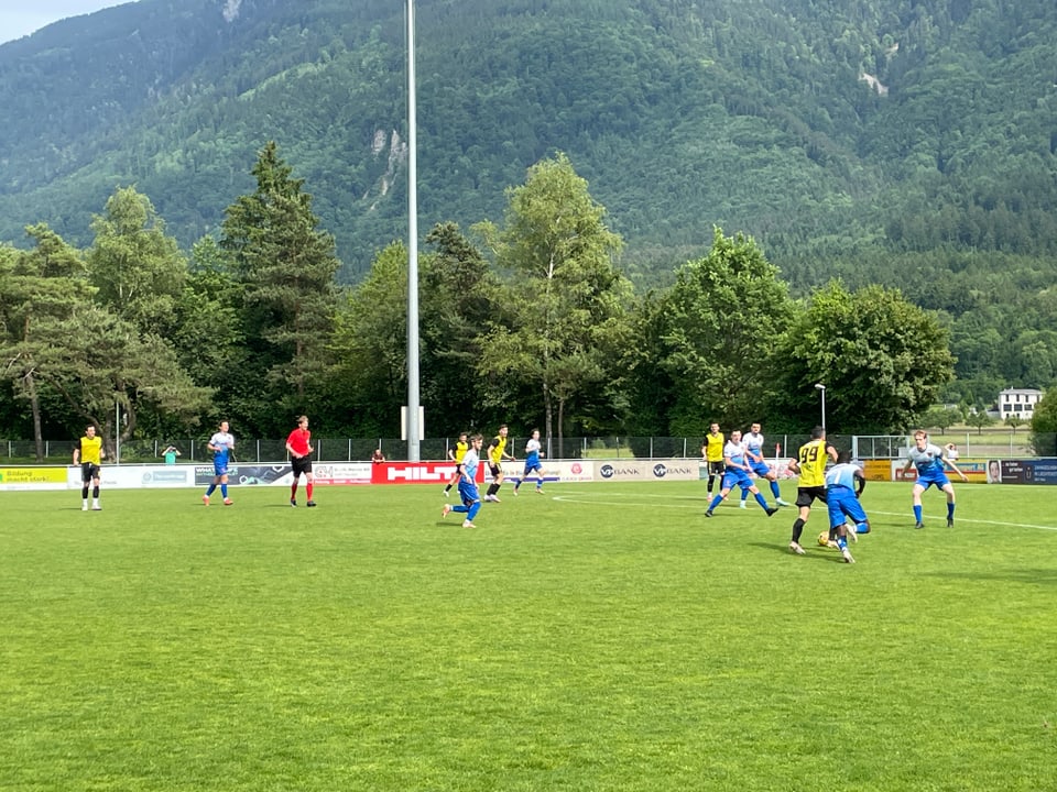 Finalspiel Valposchiavo Calcio gegen Eschen/Mauren