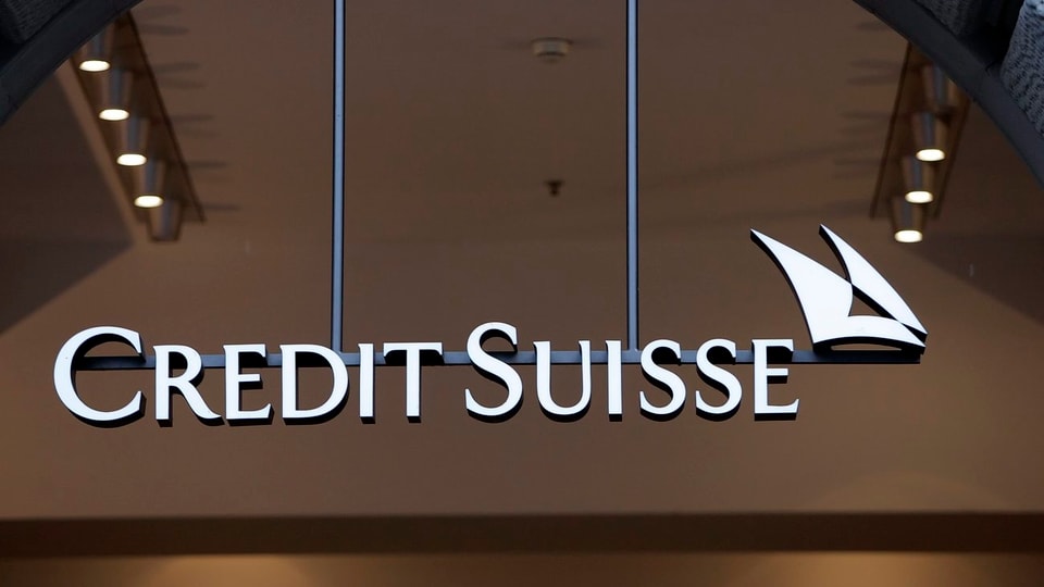 Logo da la banca Credit Suisse.