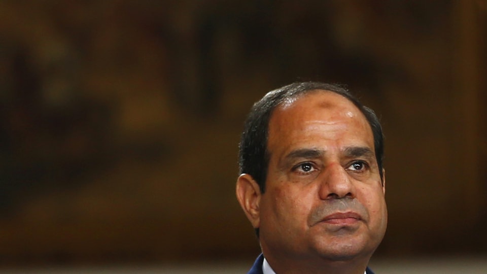 Purtret dal president egipzian Abdel Fattah al-Sisi.