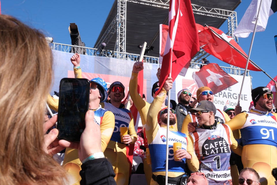 fans, rapida Odermatt a Courchevel 2023