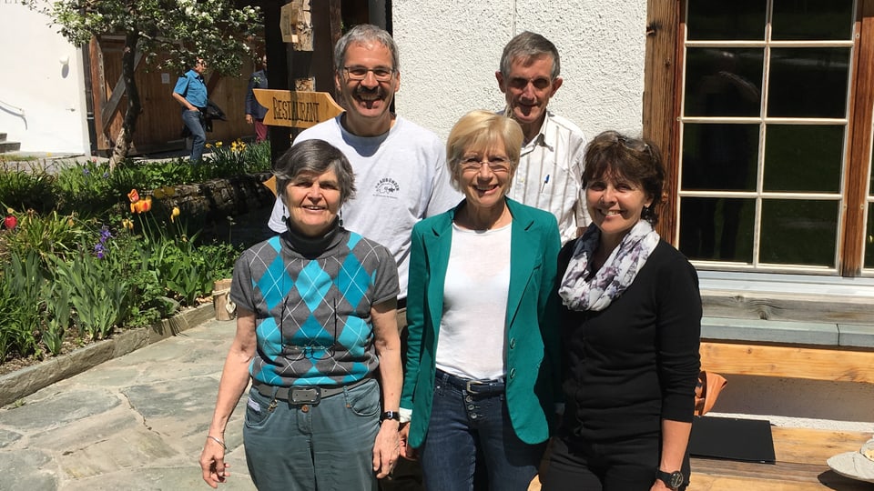 Beatrice Alder, Heinz Wiher, Helen Issler, Peter Rapp, Antonia Alig (da sen.) Daniel Blumenthal manca.