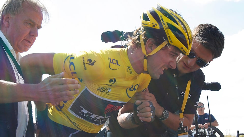 ciclist Fabian Cancellara e dus gidanters