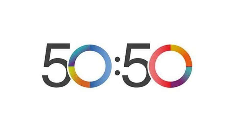 Simbol 50:50 simbol 50:50