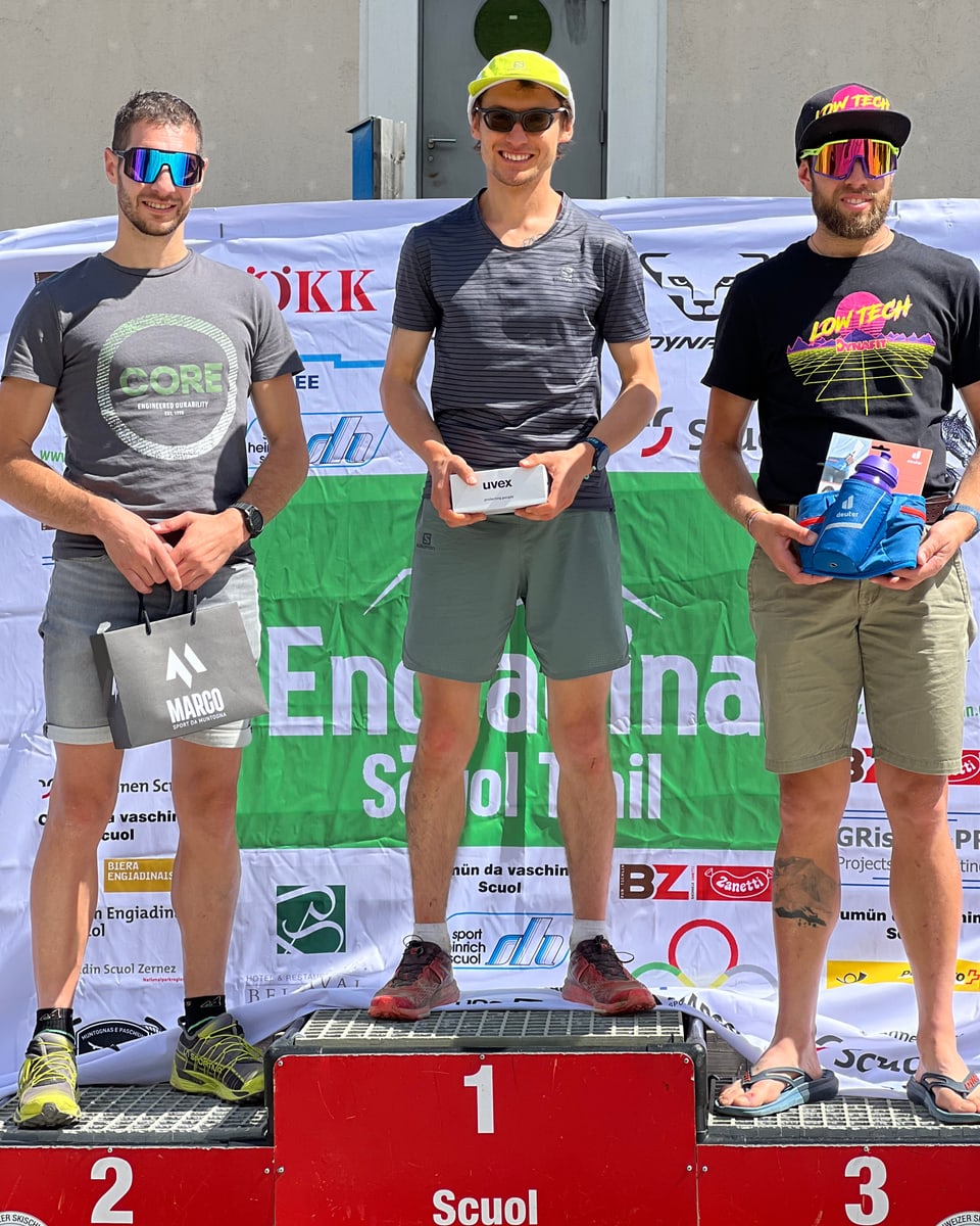 Nino Janki gewinnt den Trailrunning Scuol Engiadina