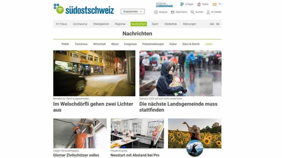 Medienwoche rapporta che Südostschweiz n'haja betg signalisà endretg reclama